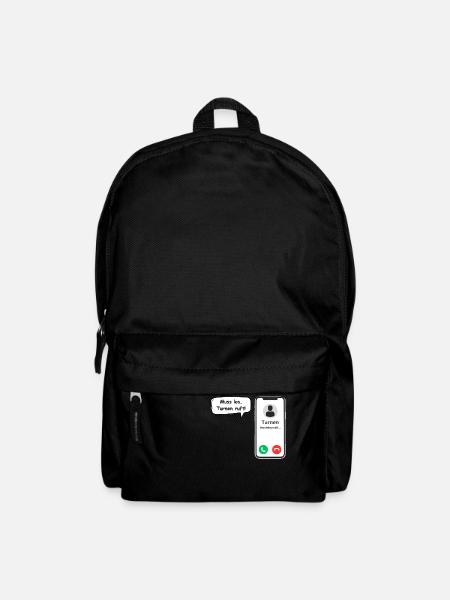 Turnen ruft -Sport Spruch - ApriNoeScor - Rucksack - Schwarz