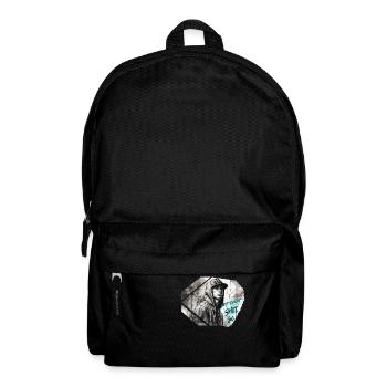 junger Rapper - Rucksack - Schwarz - Vorne