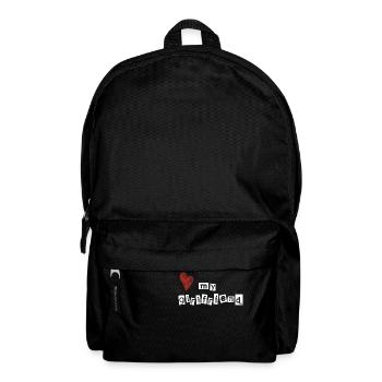 J’aime ma copine - Sac à dos - noir - Devant
