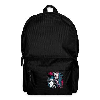 Rapper / Hip Hop / Song / Cool / Rhymes / Beat - Backpack - black - Front