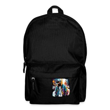 Rapper / Hip Hop / Song / Cool / Rhymes / Beat - Backpack - black - Front