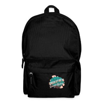 Fruits de mer, huîtres, perles, fruits de mer, pétoncles, nourriture - Sac à dos - noir - Devant