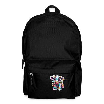 Robot animal / IA / Animaux mécanisés / Bande dessinée - Sac à dos - noir - Devant