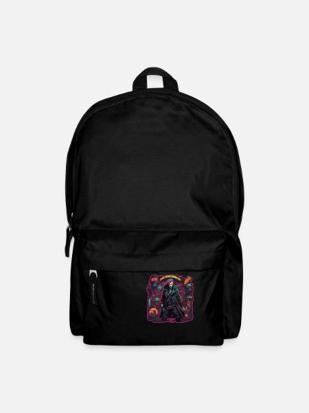 Cyberpunk / Design / Logo / Femme / Manteau / Gothique - Sac à dos - noir