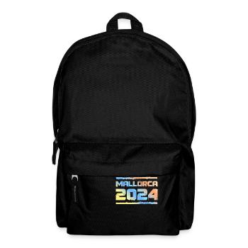 Mallorca 2024 Bunt - Rucksack - Schwarz - Vorne