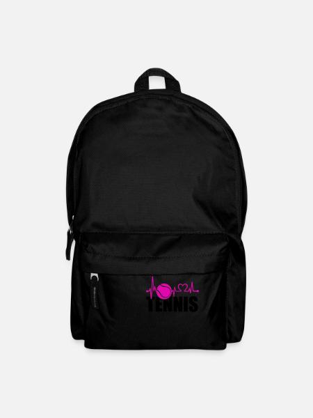 tennis love - Rucksack - Schwarz
