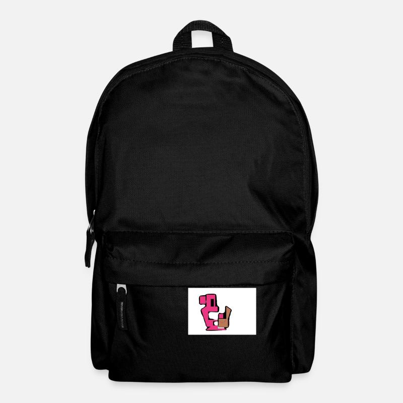 Essen-Monster - Rucksack - Schwarz