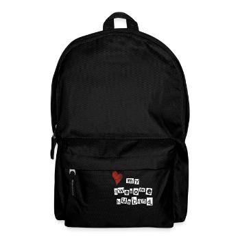 Love my awesome husband - Backpack - black - Front
