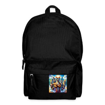 Gato Loco Cat Gang CatDudes Surf CoolCats Surf - Backpack - black - Front