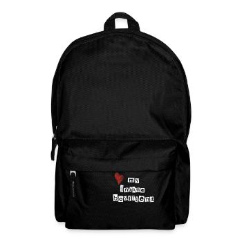 Love my insane boyfriend - Rucksack - Schwarz - Vorne
