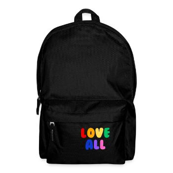 Amour à tous Pride - Sac à dos - noir - Devant