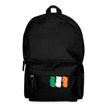 Ireland Flag Brushstrokes - Backpack - black - Front
