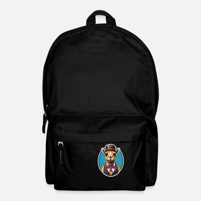 Funny Comic Camel - Backpack - black