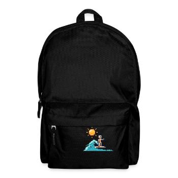 Pixel-Surfer - Rucksack - Schwarz - Vorne