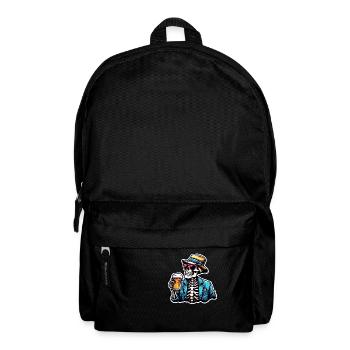 Skull / Totenkopf / Skelett / Gothic / Tattoo - Rucksack - Schwarz - Vorne