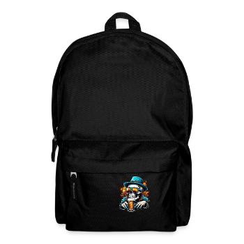 Skull / Totenkopf / Skelett / Gothic / Tattoo - Rucksack - Schwarz - Vorne