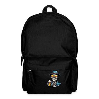 Skull / Totenkopf / Skelett / Gothic / Tattoo - Rucksack - Schwarz - Vorne