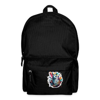 Astronaut / Space / Animal / Llama / Spaceship - Backpack - black - Front