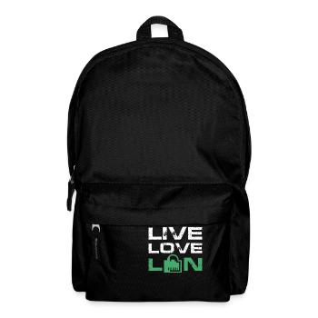 Live Love Lan IT Tech Network Admin Administration - Rucksack - Schwarz - Vorne