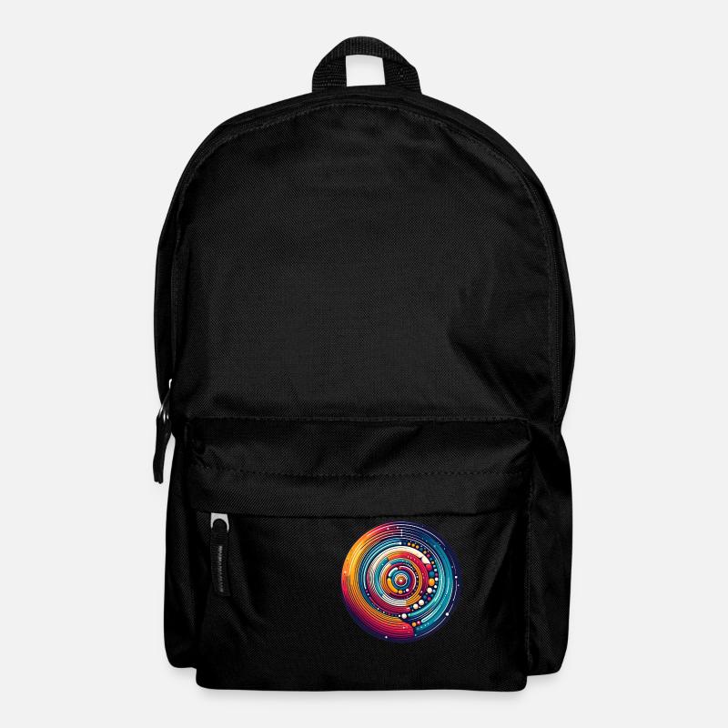Psychedelic Planets - Rucksack - Schwarz