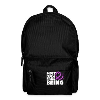 Most people fake being Fibromyalgia - Backpack - black - Front