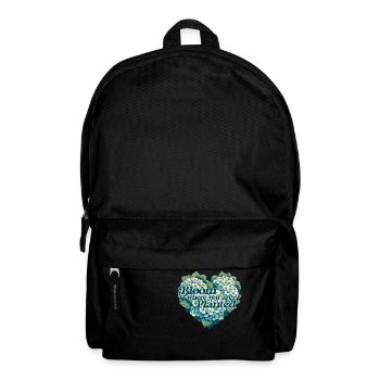 Bloom where you are planted - Backpack - black - Front