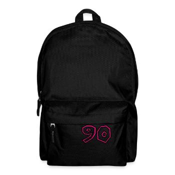 90. 90 ANS. 90e ANNIVERSAIRE. ANNIVERSAIRE 90 ANS. - Sac à dos - noir - Devant