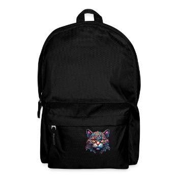 Cool Cat / Funny / Animal / Pet / Crazy - Backpack - black - Front