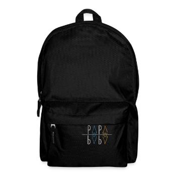 Papa - Rucksack - Schwarz - Vorne