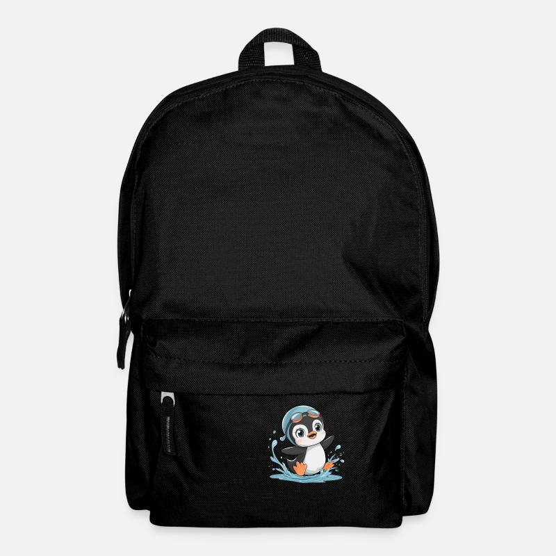 Penguin Fun : Amusez-vous dans l’eau ! - Sac à dos - noir