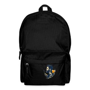 Père et fils en face - Sac à dos - noir - Devant