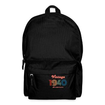 Jahrgang 1940 alle Originalteile - Rucksack - Schwarz - Vorne