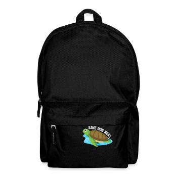 Save our Seas Turtle - Rucksack - Schwarz - Vorne