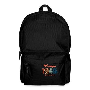 Baujahrgang 1946, alle Originalteile - Rucksack - Schwarz - Vorne