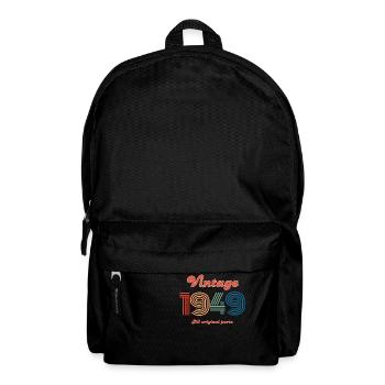 Jahrgang 1949, alle Originalteile - Rucksack - Schwarz - Vorne