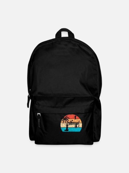 Volleyball - Rucksack - Schwarz
