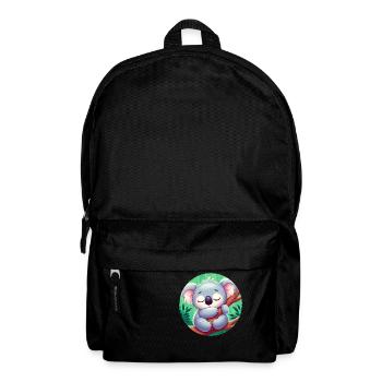 Koala heureux Koala Ours Koala - Sac à dos - noir - Devant