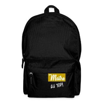 MASTER. MASTER. THANK YOU. THANK YOU MASTER - Backpack - black - Front