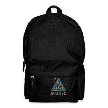 DJ Musik Retro Heavy Metal Hard Rock Punk Vinyl MX - Rucksack - Schwarz - Vorne