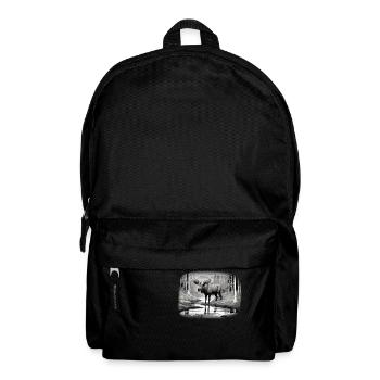 Elch - Rucksack - Schwarz - Vorne