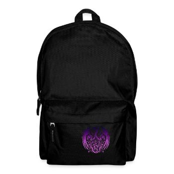 Fantasy Dragon Anime Dragon head Mythical reptile magic - Backpack - black - Front