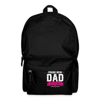Funny Proud New Dad Father's Day It's A Girl - Rucksack - Schwarz - Vorne