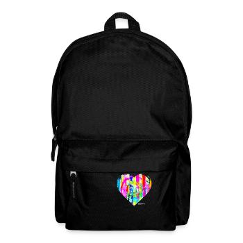 « MadeW-LOVE » par Acryl Galerie & Design - Sac à dos - noir - Devant
