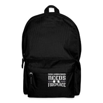arboriculture forester felling chainsaw woodcutter - Backpack - black - Front