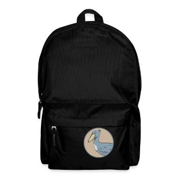 Shoebill Bird Ornithologist Forest I Gift - Backpack - black - Front