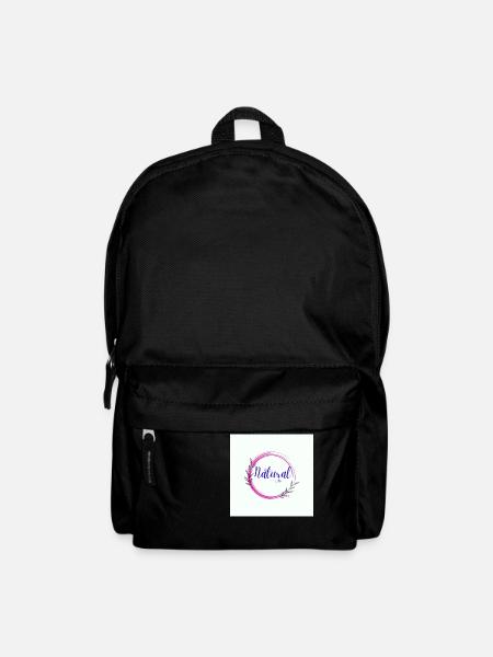 Natural Life rainbow butterfly created - Backpack - black