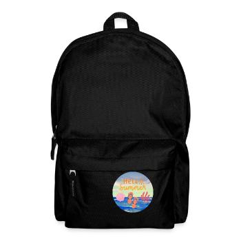 Bonjour l’été - Sac à dos - noir - Devant