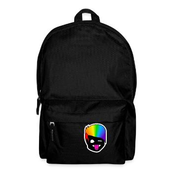 Zwinker Zunge : Sticky Queer Pride - Rucksack - Schwarz - Vorne