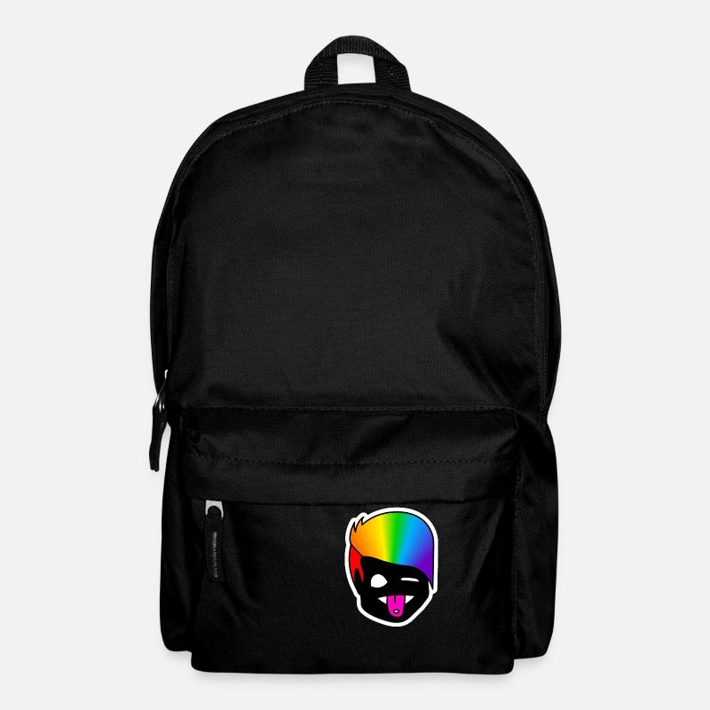 Zwinker Zunge : Sticky Queer Pride - Rucksack - Schwarz