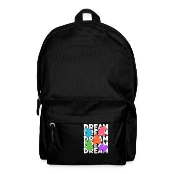 "Dream Big T-Shirt- Inspiring Design for Dreamers" - Backpack - black - Front